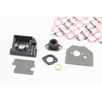 Патрубок карбюратора + переходник + пластина + кольцо + прокладки-2шт к-кт 4500/5200