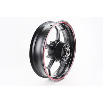 V200-F2 V250-F2 Диск колесный задний литой 17Х4 "под сайлентблоки" ЧЕРНЫЙ с полосой (ось 17мм)