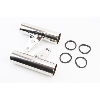 Кріплення передньої фари лів., прав. к-кт 2шт, ХРОМ