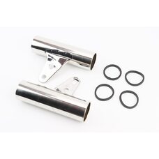 Кріплення передньої фари лів., прав. к-кт 2шт, ХРОМ