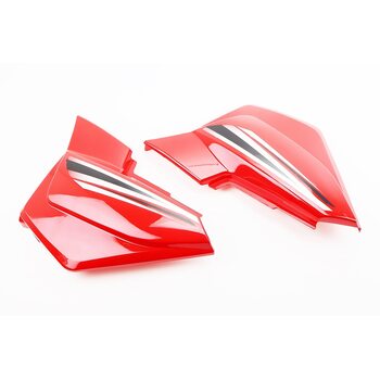 пластик - бічний середній лів, прав к-кт 2шт, ЧЕРВОНИЙ