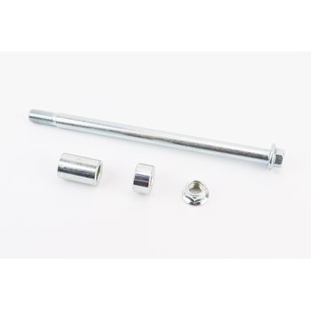 Вісь колеса заднього d15mm; L245mm + 2 втулки