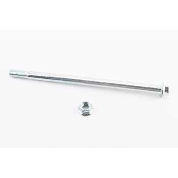 Вісь колеса заднього d15mm; L260mm, гайка