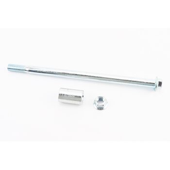 Ось колеса заднего d15mm; L260mm + втулка, гайка