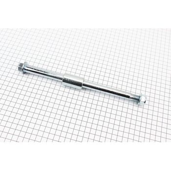 Ось колеса заднего d15mm; L260mm + втулка, гайка