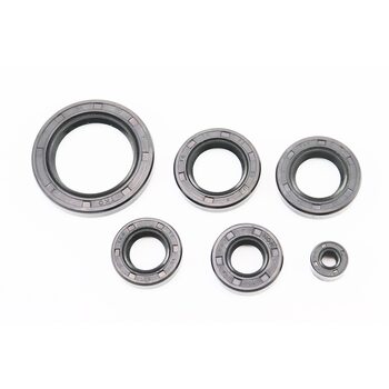 Сальники к-кт 6шт (6,5x14,5x7; 14x28x7; 16x28x7; 20x34x7; 22x35x7; 34x50x7) двигуна, CB/CG-150cc