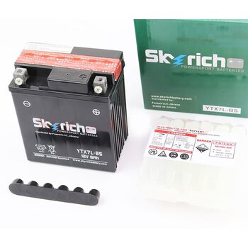 Акумулятор 12V6Ah YTX7L-BS кислотний (L110*W67*H128mm) "МОТО"