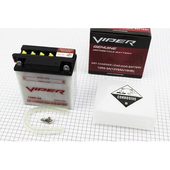 Акумулятор 12V9Ah 12N9-BS(MF) кислотний (L135*W75*H137mm)