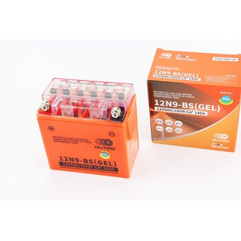 Акумулятор 12V9Ah 12N9-BS GEL (L135*W75*H135mm) "МОТО"