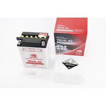 Аккумулятор 12V14Аh YB14L-A2 кислотный (L134*W89*H166mm)