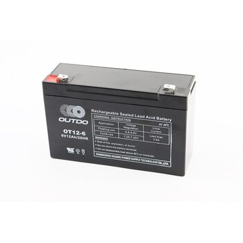 Аккумулятор 6V12Ah OT12-6 кислотный (L151*W50*H94mm) для ИБП, игрушек и др.
