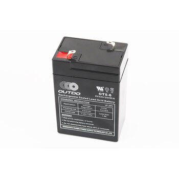 Акумулятор 6V5Ah OT5-6C кислотний (L70*W47*H101mm) для ДБЖ, іграшок та ін.