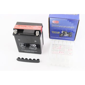 Аккумулятор 12V6Ah UTX7L-BS кислотный (L113*W70*H130mm) "МОТО"