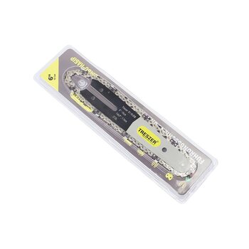 Шина 6"-1,1mm 1/4" 37зв L-18см (Подходит на аккумуляторную мини-пилу) + цепь 1/4"-1,1mm-37зв. квад. зуб, на блистере