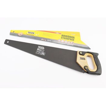 Ножовка по дереву 500мм, 7TPI MAX CUT, закаленный зуб, 3D заточка, тефлоновое покрытие 14-2350