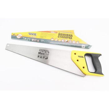 Ножовка по дереву 450мм, 9TPI MAX CUT, закаленный зуб, 3D заточка 14-2845