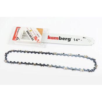 Шина 14"-1,3mm 3/8" 52зв L-42см + ланцюг 3/8"-1,3mm-52зв. квад. зуб, на блістері