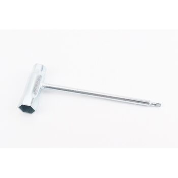 Ключ свечной для бензопилы, 13/19mm, звездочка Т27, L-160mm, усиленный