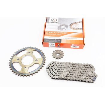 BOXER BM/ВМX 150cc Зірки, ланцюг к-кт - 428H-122L+42T+14T "гартована"