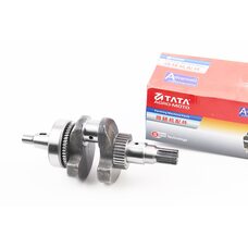 Колінвал 178F (Dшийки-36mm, H-102,4mm) під шліц + шестерні + підшипник, запресований