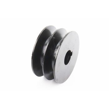 Шкив под коленвал d-25mm (D-85mm, два паза под ремень SPB, металл) 173F/177F/182F/188F/190F