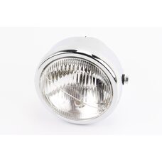 УЦІНКА DELTA Фара передня "хром" ALPHA кругла D=150mm (тріснуте скло)