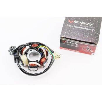 Статор магнето (генератора) (6 катушек разъем "мама 4+1")