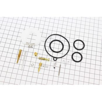 Ремонтний к-кт карбюратора 70cc, 15 деталей+поплавець