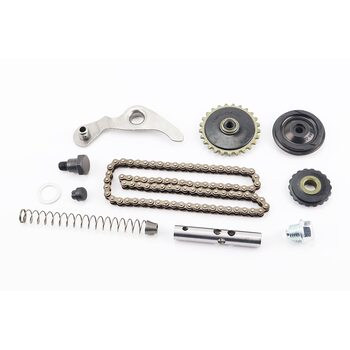 Ланцюг розподільного валу 110cc - 25H-84L + ролики 3шт + коромисло + натягувач, к-кт