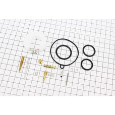 Ремонтний к-кт карбюратора 70cc, 15 деталей+поплавець