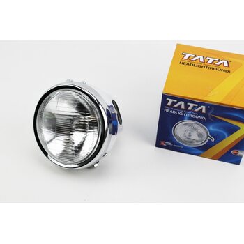 УЦЕНКА DELTA Фара передня "чорна" ALPHA кругла D=150mm (не тримає кріплення)