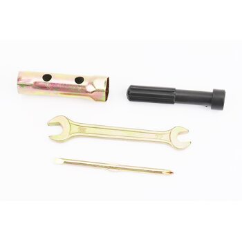 Ключ свічковий для 4Т - 16/18mm + 2 предмети (ріжковий ключ 8*10mm/викрутка ±) "ЗІП"