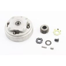 Зчеплення дводискове у зборі (кошик) Delta 70/110cc "механіка" + 6 деталей