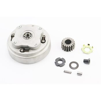 Сцепление двухдисковое в сборе (корзина) Delta 70/110cc "механика" + 6 деталей