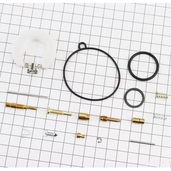 Ремонтний к-кт карбюратора 110cc, 14 деталей + поплавець