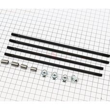 Шпилька двигуна до-кт 110cc (200мм-2шт, 194мм-2шт) + гайки, втулки