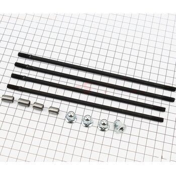 Шпилька двигателя к-кт 110cc (200мм-2шт, 194мм-2шт) + гайки, втулки
