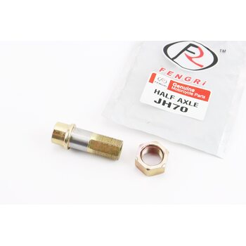 Втулка колеса заднего с резьбой Delta (жёлтый металл, широкая гайка)