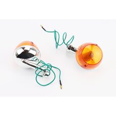 Поворотник лев., прав. "хром круглые" к-кт 2 шт ПРОЧНЫЕ