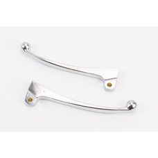 Рычаги руля левый, правый к-кт 2шт (под сцепл./барабан. тормоз) "хром"