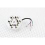 УЦЕНКА DELTA Фары круглой внутренняя часть 6-LED с ободком, 80мм (не горит несколько диодов)