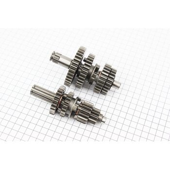 Коробка передач (два вала с шестернями) d-12мм под подшипник.