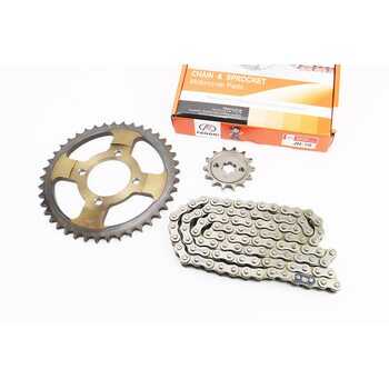 Зірки, ланцюг к-кт JH - 428H-98L+41T+14T (у коробці) "гартована", від 3шт -8%