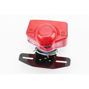 Ліхтар задній ALPHA, чорна ніжка під два болти