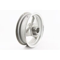 Диск задній литий MT3,50x12 Z18 для 2Т (диск гальм. 3 болти) "3 промені" сірий (З НАЛЬОТОМ, див. фото №5)