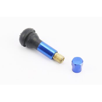 Ниппель дисковый одноразовый прямой, СИНИЙ