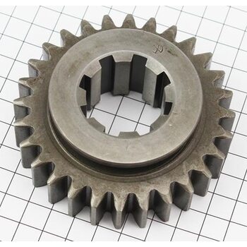 Шестерня 2 передачи выходного вала Z=28/8, d=38, D=91