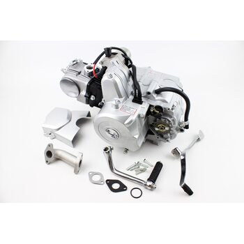 Двигатель мопедный в сборе 70куб (Delta) - "механика" (без надп. KANUNI)