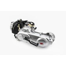 Двигун скутерний в зборі 4Т-80куб (довгий варіатор, довгий вал)