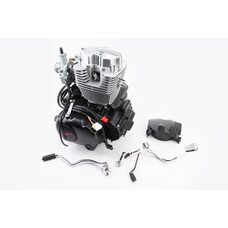 Двигун мотоциклетний в зборі CGB-200cc (164FMLR) + карбюратор (з балансувальним валом)